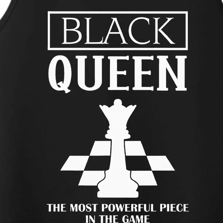 Black Queen Beautiful African American Woman Afro Queen Performance Tank