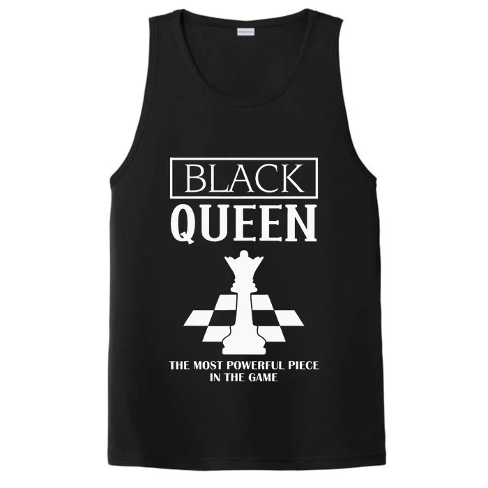 Black Queen Beautiful African American Woman Afro Queen Performance Tank