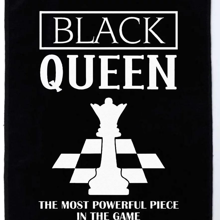 Black Queen Beautiful African American Woman Afro Queen Platinum Collection Golf Towel