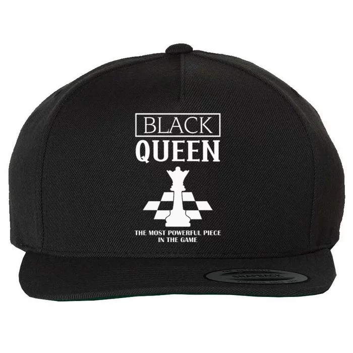 Black Queen Beautiful African American Woman Afro Queen Wool Snapback Cap