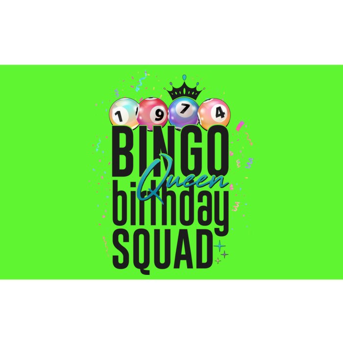 Bingo Queen Birthday Squad Bumper Sticker