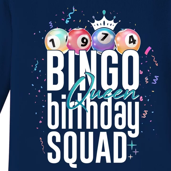 Bingo Queen Birthday Squad Baby Long Sleeve Bodysuit