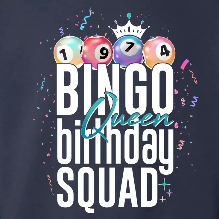 Bingo Queen Birthday Squad Toddler Hoodie