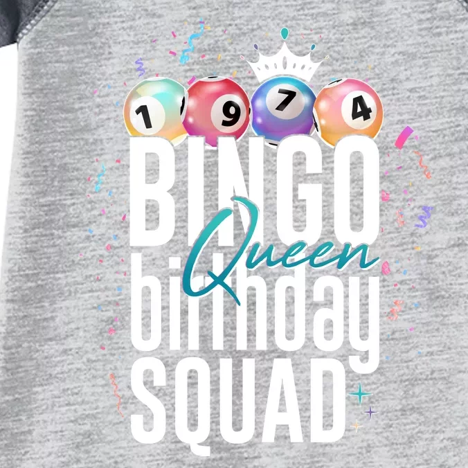 Bingo Queen Birthday Squad Infant Baby Jersey Bodysuit