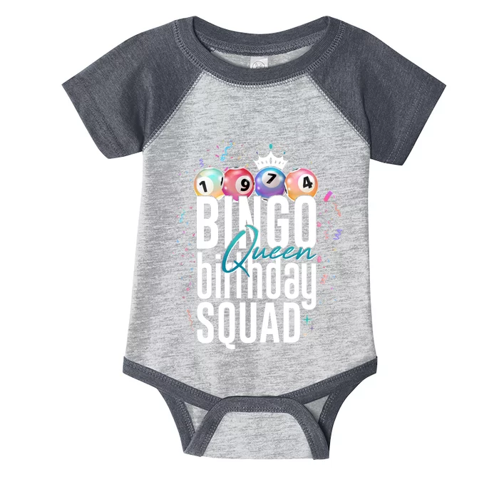 Bingo Queen Birthday Squad Infant Baby Jersey Bodysuit