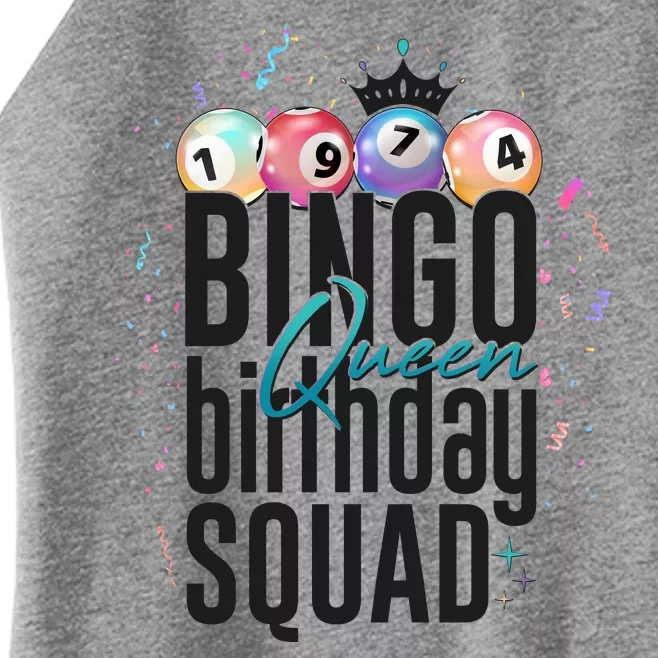 Bingo Queen Birthday Squad Women’s Perfect Tri Rocker Tank