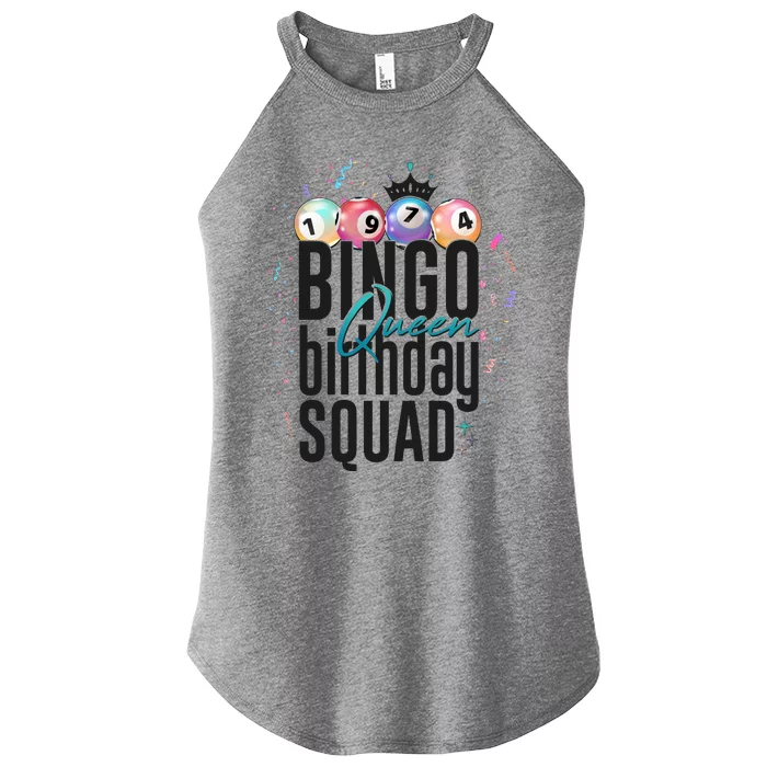 Bingo Queen Birthday Squad Women’s Perfect Tri Rocker Tank