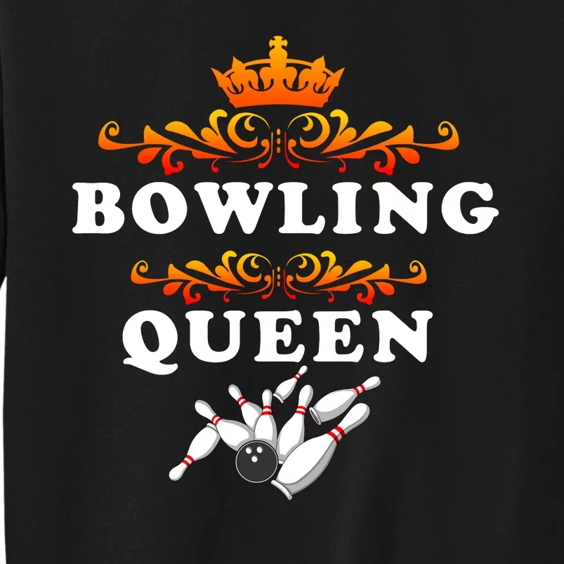 Bowling Queen Tall Sweatshirt