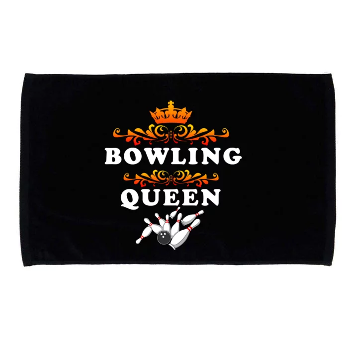 Bowling Queen Microfiber Hand Towel