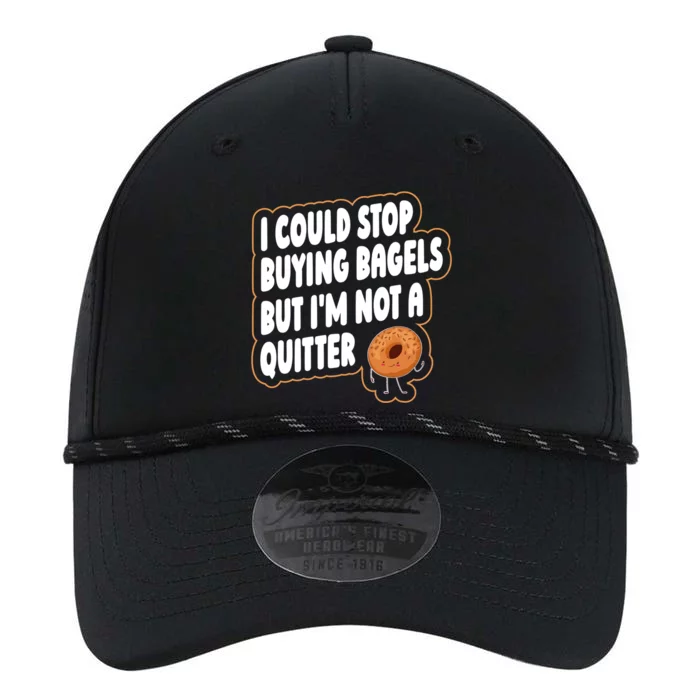 Bagel Quote Bagel Lover Meaningful Gift Performance The Dyno Cap