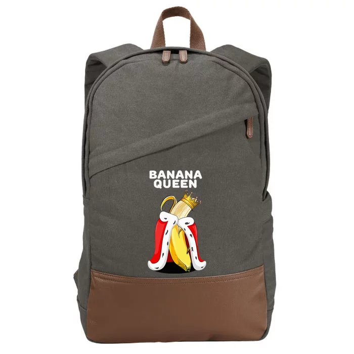 Banana Queen   Banana Lover   Cute Banana Cotton Canvas Backpack