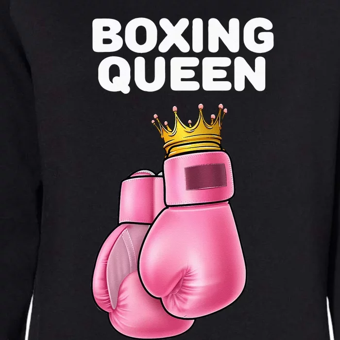 Boxing Queen Boxing Boxer Boxing Womens California Wash Sweatshirt