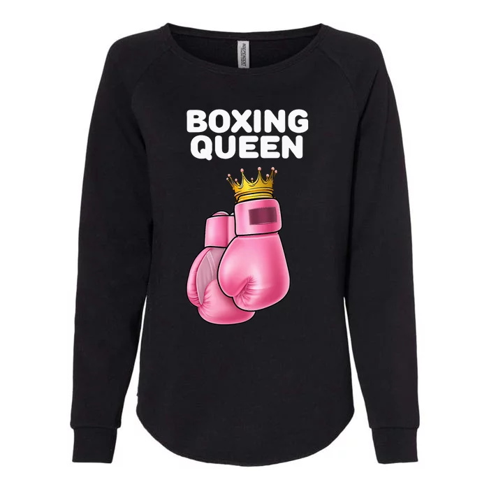 Boxing Queen Boxing Boxer Boxing Womens California Wash Sweatshirt