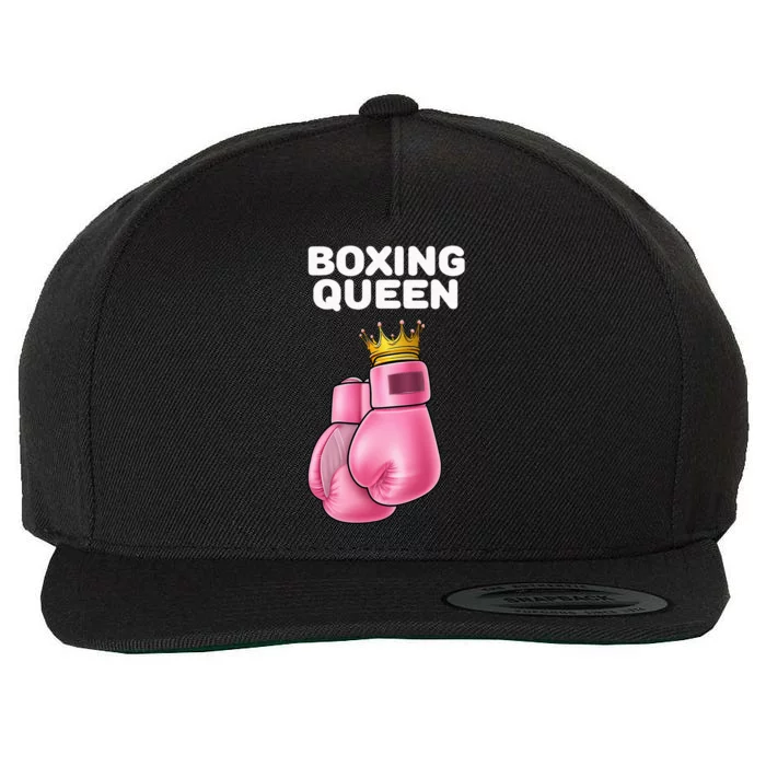 Boxing Queen Boxing Boxer Boxing Wool Snapback Cap