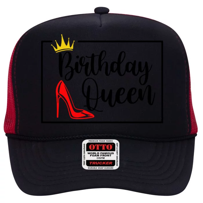 Birthday Queen High Crown Mesh Trucker Hat