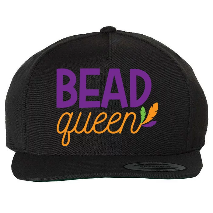 Bead Queen Wool Snapback Cap