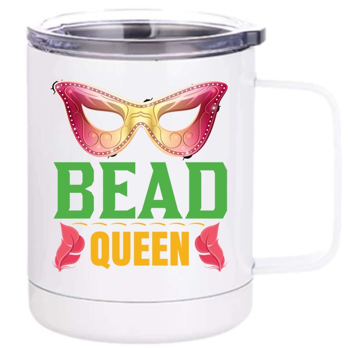 Bead Queen Front & Back 12oz Stainless Steel Tumbler Cup