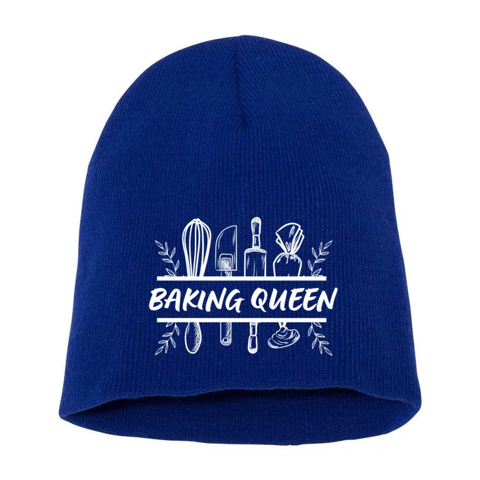 Baking Queen Cute Gift I Love Baking Pastry Baking Is My Therapy Great Gift Short Acrylic Beanie