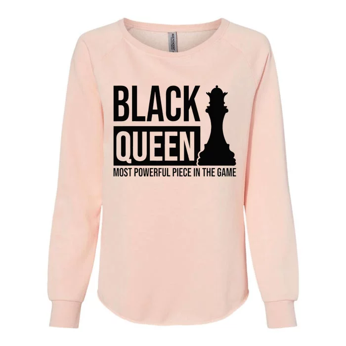 Black Queen Culture Heritage Power Pride Strength Self Love Womens California Wash Sweatshirt