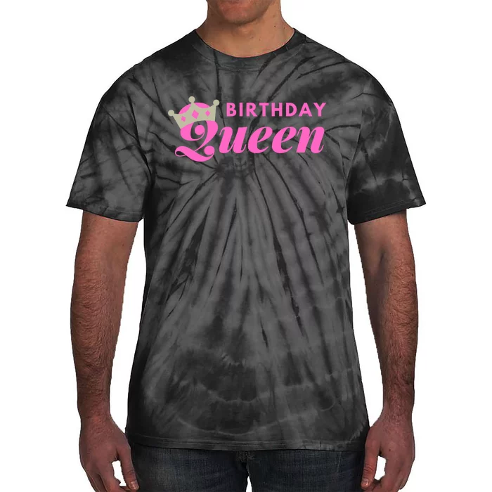 Birthday Queen Crown Tie-Dye T-Shirt