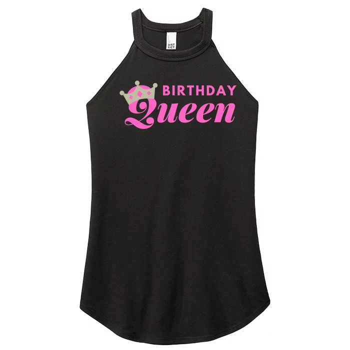 Birthday Queen Crown Women’s Perfect Tri Rocker Tank