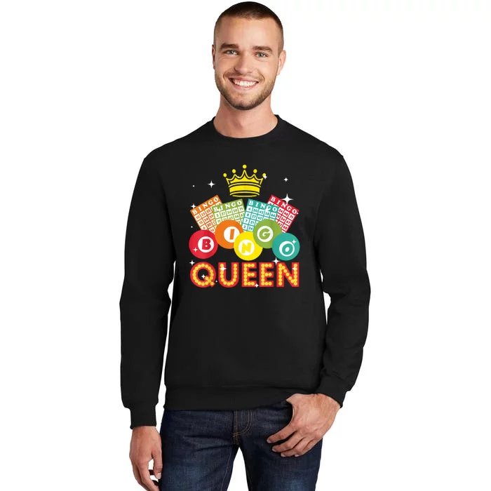 Bingo Queen Casino Players Tall Sweatshirt