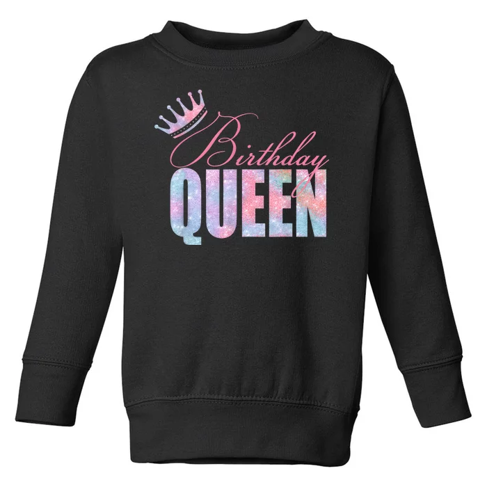 Birthday Queen Daughter Or Mom´s Birthday Party Toddler Sweatshirt