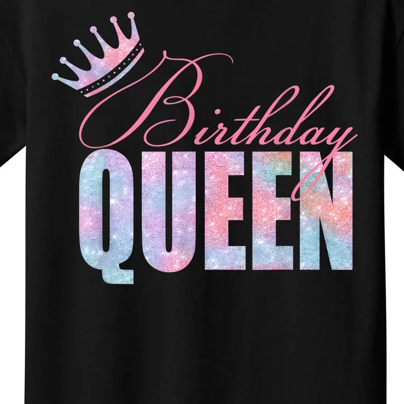 Birthday Queen Daughter Or Mom´s Birthday Party Kids T-Shirt