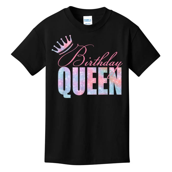 Birthday Queen Daughter Or Mom´s Birthday Party Kids T-Shirt