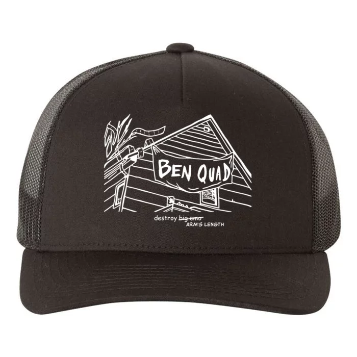 Ben Quad Destroy ArmS Length Yupoong Adult 5-Panel Trucker Hat