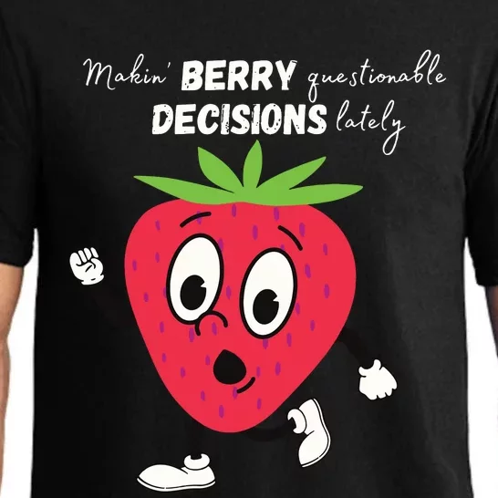 Berry Questionable Decisions Pajama Set