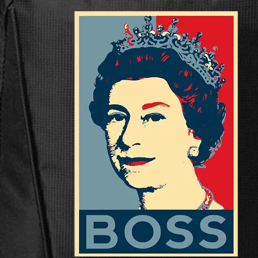 Boss Queen Elizabeth Retro Vintage City Backpack