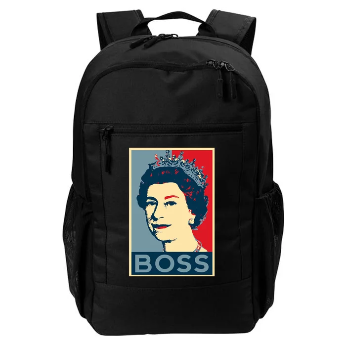 Boss Queen Elizabeth Retro Vintage Daily Commute Backpack