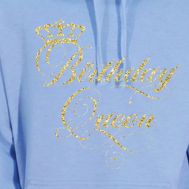 Birthday Queen Elegant Crown Design Unisex Surf Hoodie