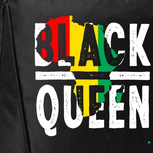 Black Queen Funny Africa Map History Pride Month Gift City Backpack