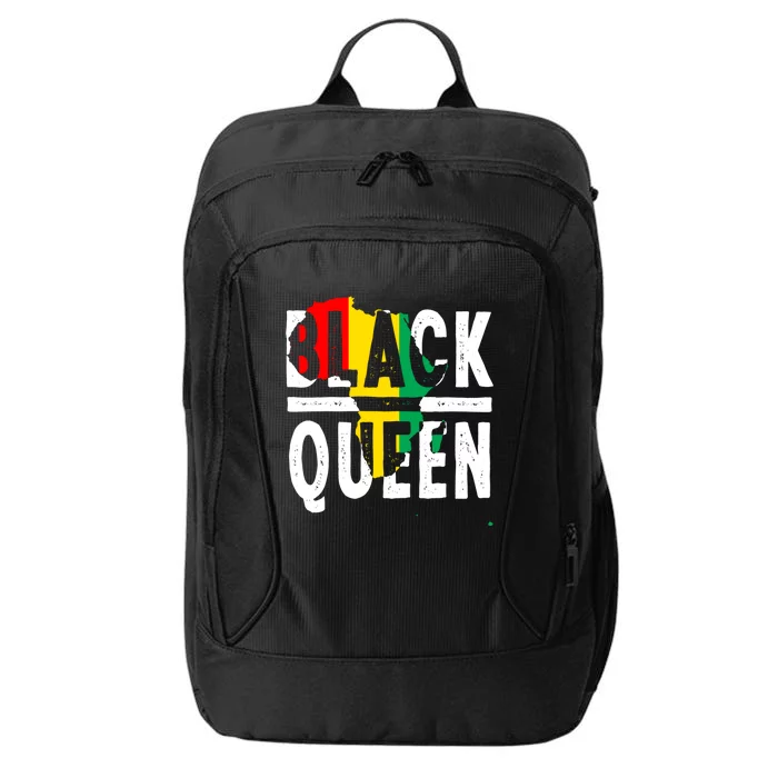 Black Queen Funny Africa Map History Pride Month Gift City Backpack