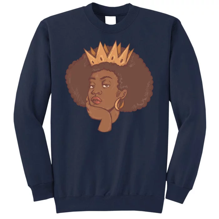 Black Queen Female Tall Sweatshirt