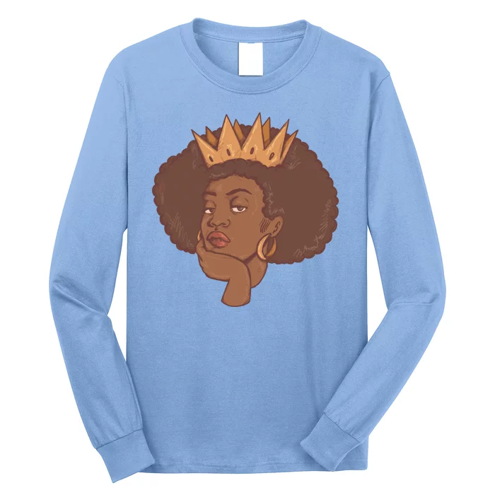 Black Queen Female Long Sleeve Shirt