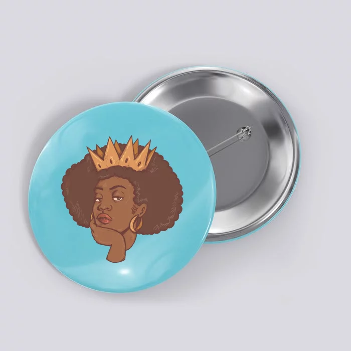 Black Queen Female Button