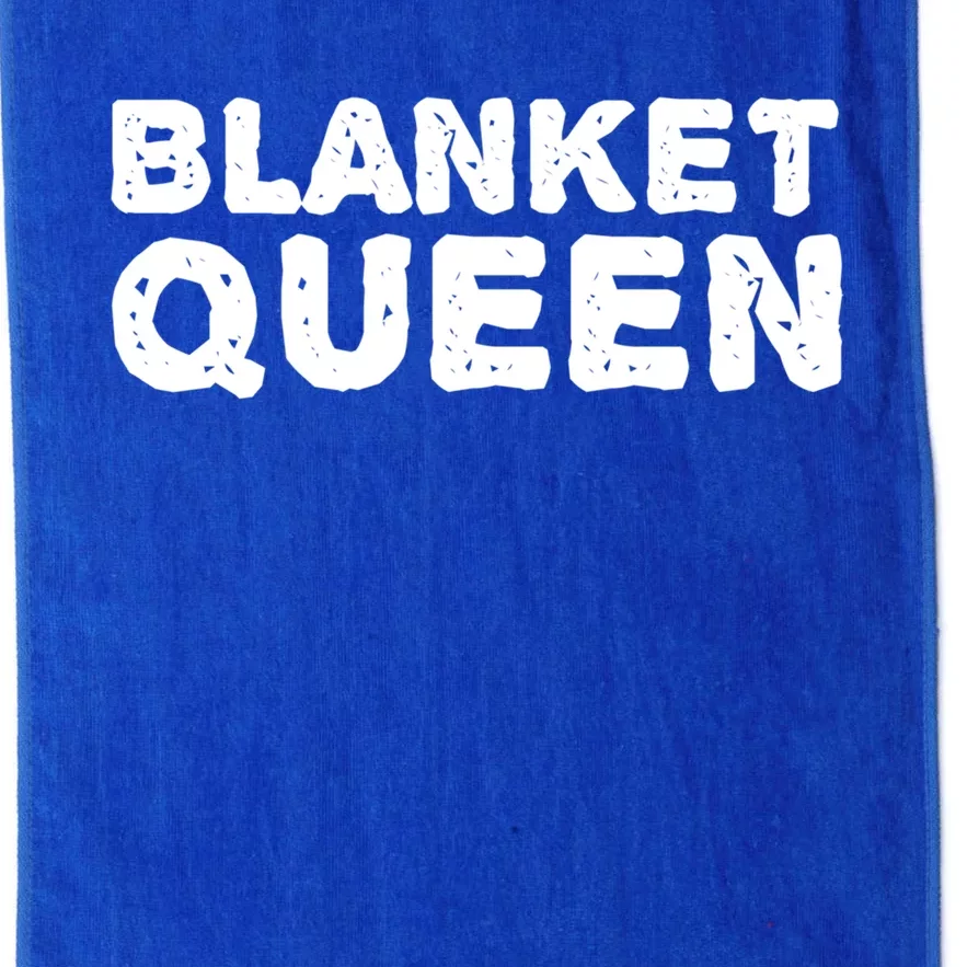 Blanket Queen Funny Lazy Sleep Day Sleepover Gift Idea Funny Gift Platinum Collection Golf Towel