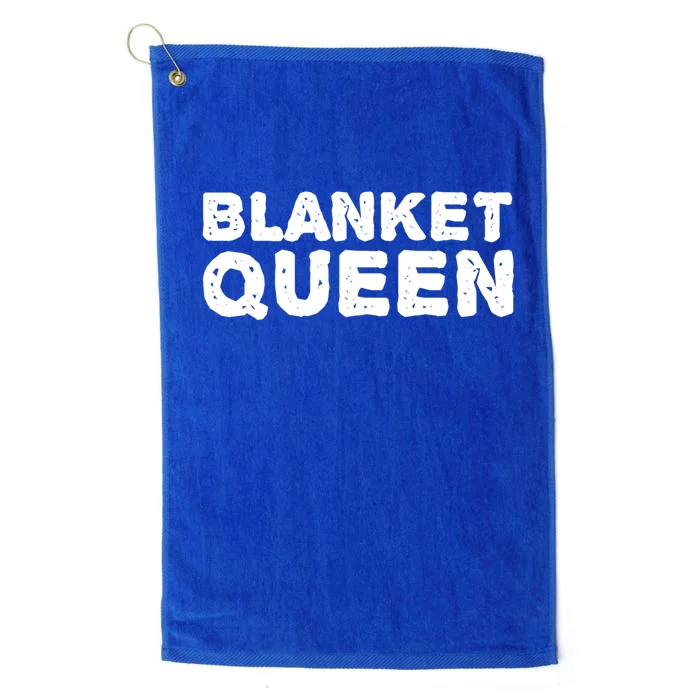 Blanket Queen Funny Lazy Sleep Day Sleepover Gift Idea Funny Gift Platinum Collection Golf Towel