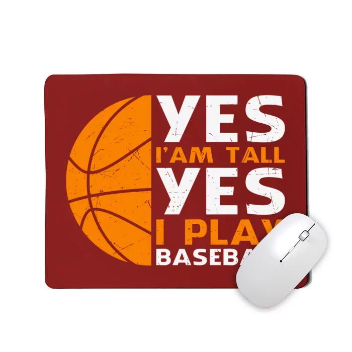 Basketball Quote Funny Basketball Player Basketball Lover Mousepad