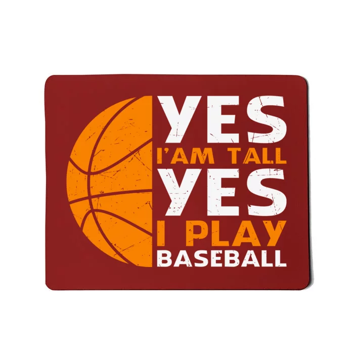 Basketball Quote Funny Basketball Player Basketball Lover Mousepad