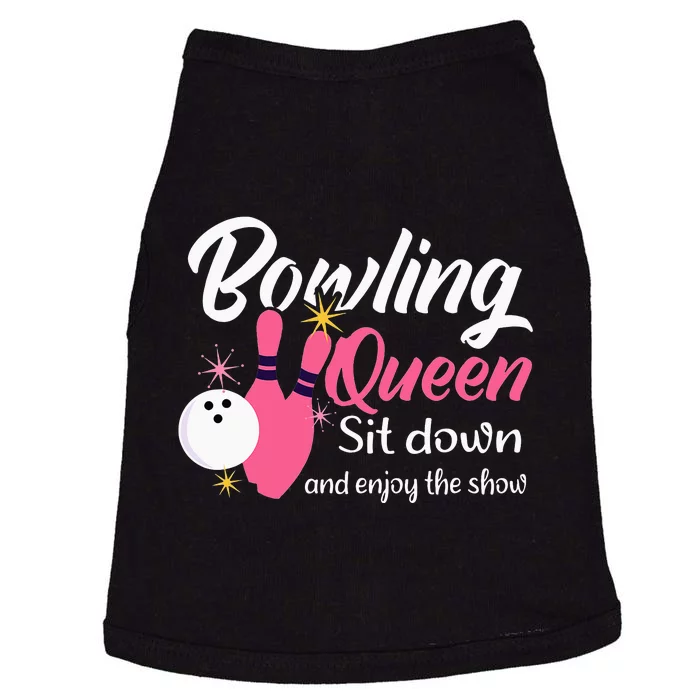 Bowling Queen, Funny Bowling Doggie Tank