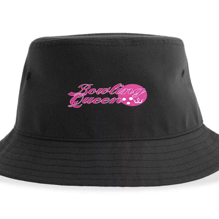 Bowling Queen Gift Sustainable Bucket Hat