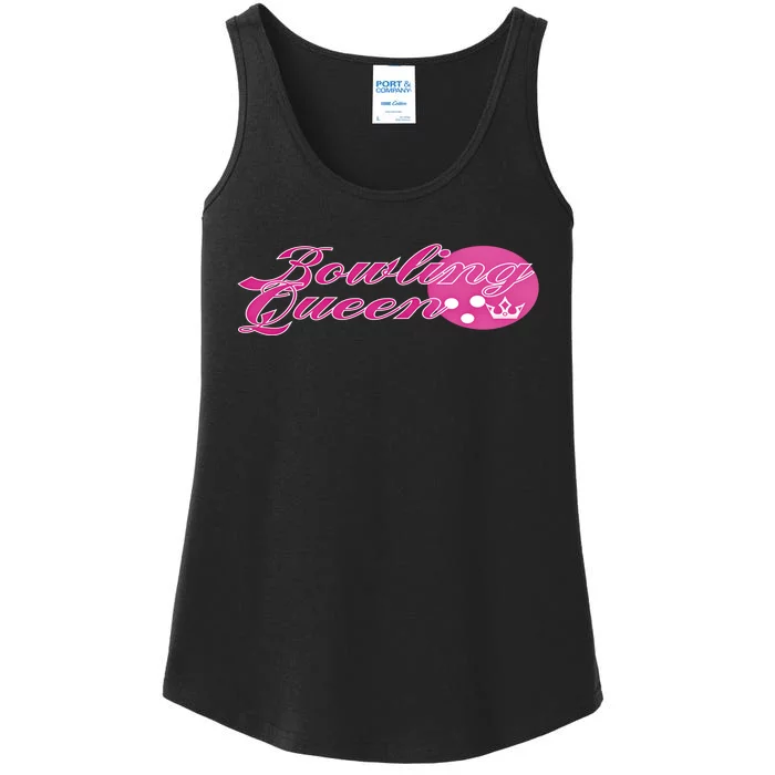 Bowling Queen Gift Ladies Essential Tank