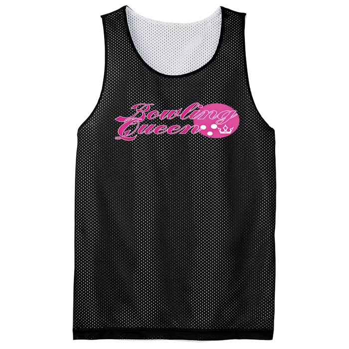 Bowling Queen Gift Mesh Reversible Basketball Jersey Tank