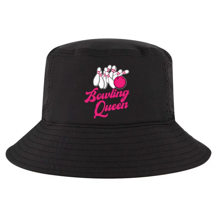 Bowling Queen Gift Cool Comfort Performance Bucket Hat