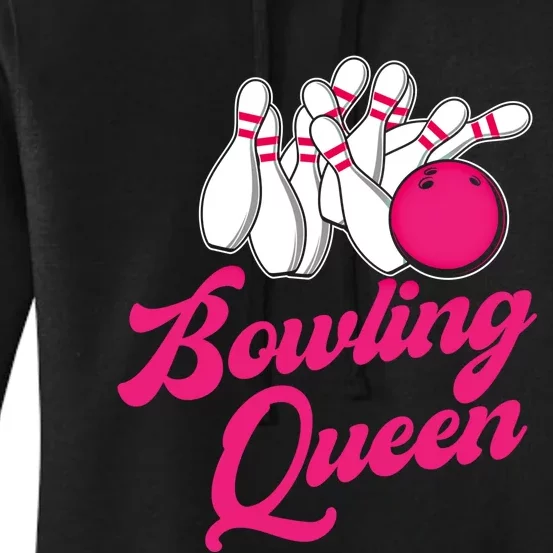 Bowling Queen Gift Women's Pullover Hoodie