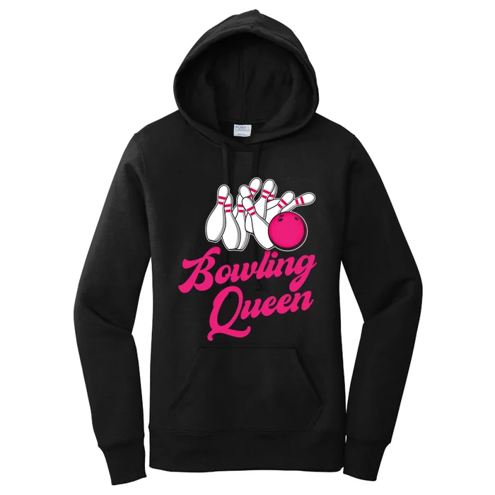 Bowling Queen Gift Women's Pullover Hoodie